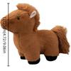 Long Mane Foal Plush Doll Simulation Cartoon Horse Stuffed Toy Horse Plush Keychain  Children