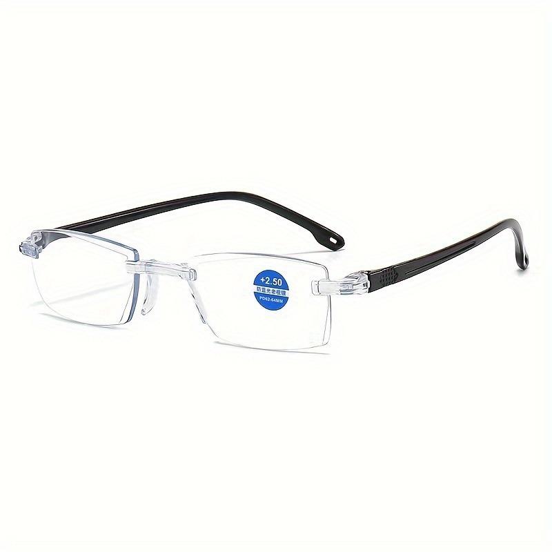 6pcs Ultra-Light Rimless Reading Glasses for Men & Women - HD Presbyopic Readers