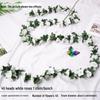 Artificial Rose Vine Floral Ceiling Decor