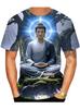 3D Print Buddha Shakyamuni Buddhist T Shirt Ancient India Spiritual Totem Kid Streetwear T-shirts Summer Fashion Mens Clothing