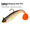 Paddle Tail Bait 6.5CM/6G 9CM/12G T-Tail Bionic Soft Lure Realistic Slow Sinking with Durable Fishing Lure Tail Artificial Swimbait for Freshwater