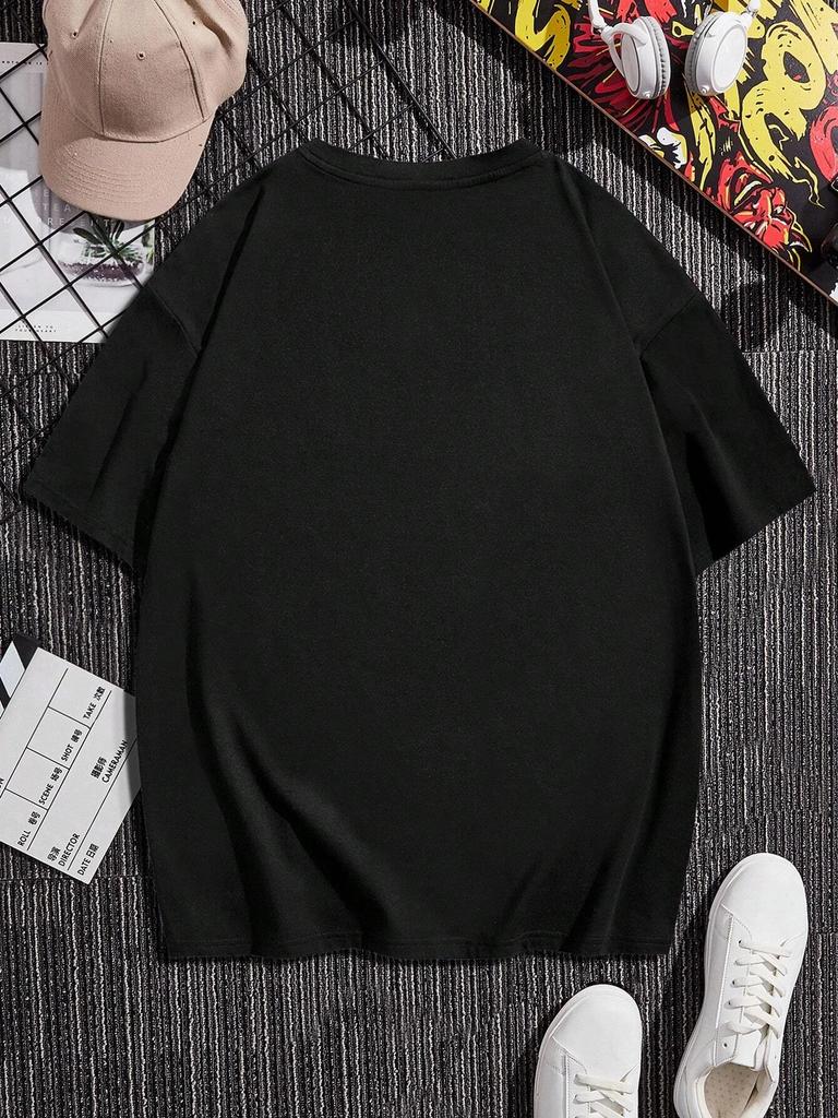 Never Look Back Slogan Men Unisex Women Cotton T-shirt Luxury Brand Fashion Big Size Top Short Sleeve Streetwear Classic Tee 4XL