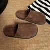 Fashion Flats Women Mules Shoes Suede Casual Slingback Slippers Fashion New Autumn 2025 Dress Cozy Walking Brand Zapatillas De Mujer