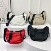 Women's Casual Crossbody Bag Commuting Large Capacity Shoulder Bag Fashionable Tote Bag Armpit Bag Student Dumpling Buns