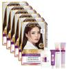 L'Oréal Paris Excellence Duo Cream Hair Dye, No. 4 Brown, 6 Pcs.