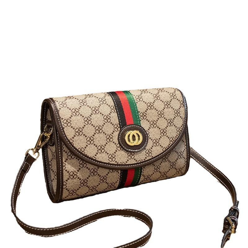 Fashion Shoulder Bag, Contrasting Color Bag, Women's Crossbody Bag, Mailman Bag, Shoulder Strap, Small Square Bag