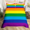 Rainbow Duvet Cover For Kids Boys Girls Queen Lightweight Down Quilt Covers  Room Decor 2 Pillowcases 1 Duvet Cover No Comforter