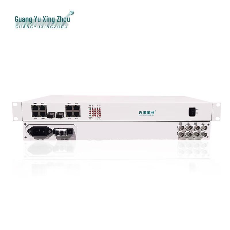GY-4E14GE 4E1 PDH Fiber Optic Multiplexer with 4 GE Ports