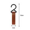 Gongziyu Outdoor Camping Leather S-Hook Keychain