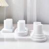 Silikonform für zwei Kerzenständer, Gipsform, Lippenstifthalter, Tablettform für DIY-Schmuckaufbewahrung, Heimdeko