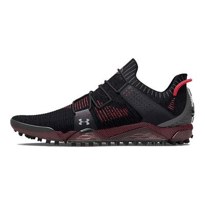 Hovr Tour Spikeless Wide Golf Shoes 'Black Red' 3025744-001