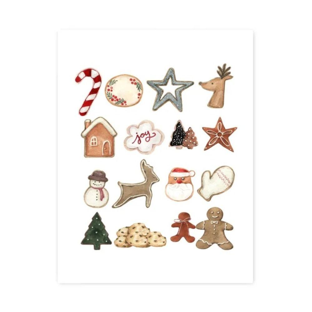 Vintage Christmas Metal Wall Decoration, Holiday Sticker Sign