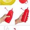 Single-Hole & Three-Hole Squeeze Sauce Bottle for Ketchup & Salad Dressing with Pointed Mouth