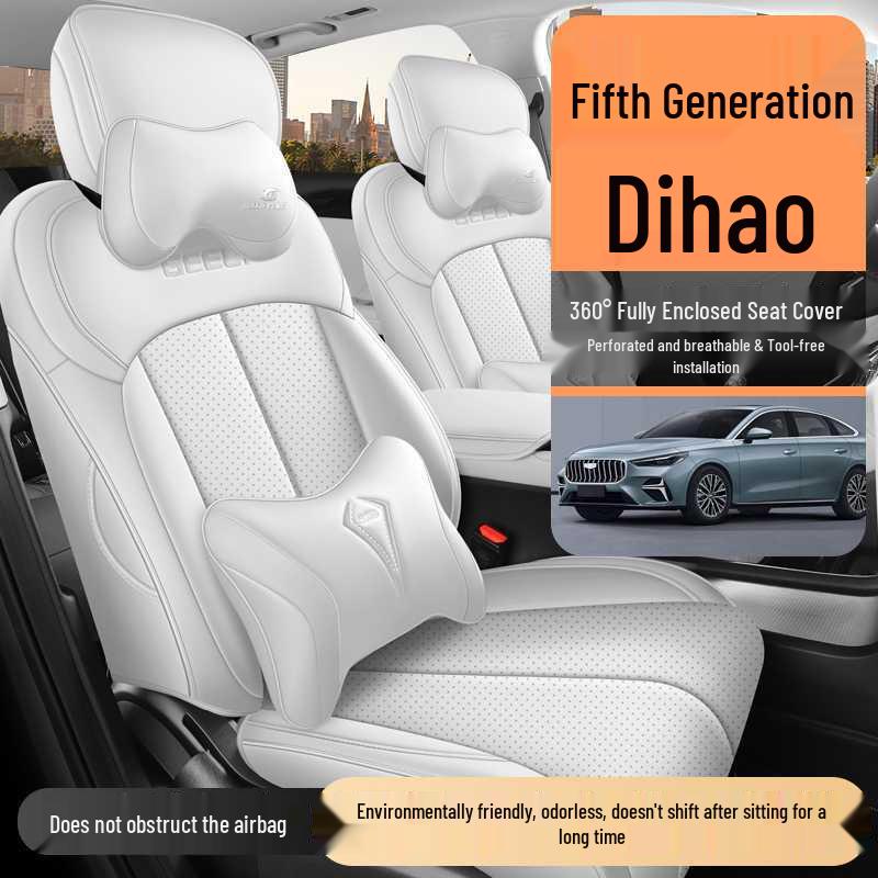 Premium Full Coverage Seat Covers for 2026 5th Gen Geely Emgrand, All-Season Car Seat Cushions