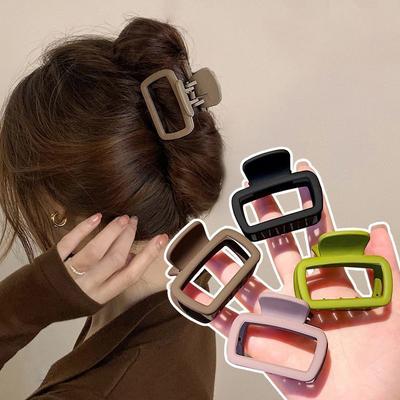 Nwe-Pinza Para El Pelo Ligera Y Cuadrada Para Mujer, Accesorio Para El Cabello Elegante a La Moda Maquillaje De Peinado Adecuado