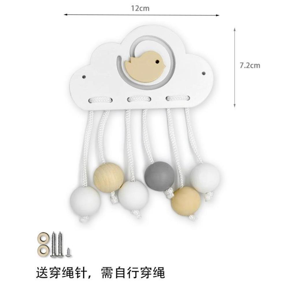 DIY Montessori Busy Board Wooden Toy Accessory animal Hourglas Alarm Clock Mirror Educational Unlock Sensory Toy Educational Toy