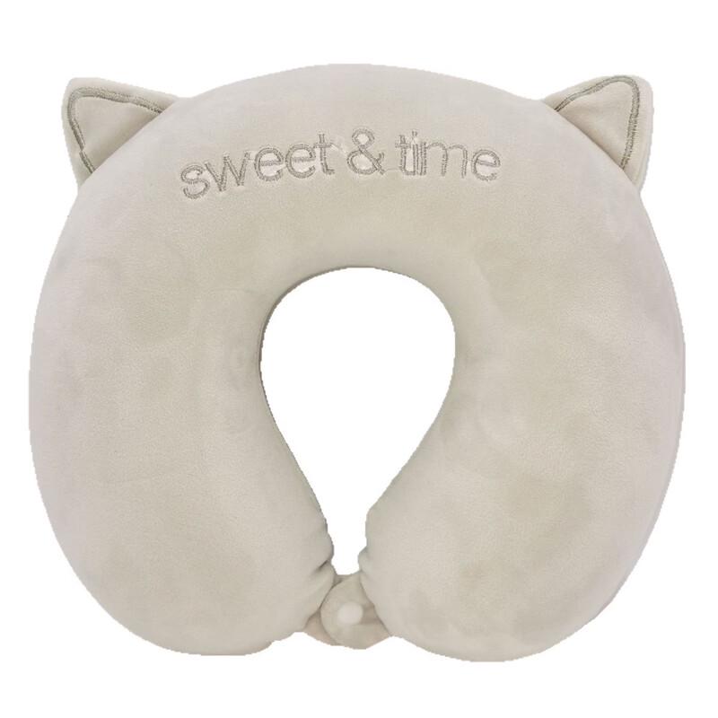 

DAXTE Cartoon Cat U-Shaped Travel Neck Pillow