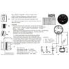 Universal Auto Car 52MM Fuel Level Gauge 8 Color Light 0-190 Ohm Pointer Oil Tank Meter 240-33 Ohm Waterproof 12V 24V Custom