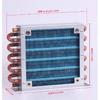 Refrigerator Condenser 7mm Copper Tube Aluminum Fin Small Radiator Air-cooled Water-cooled General Cooling 1PC