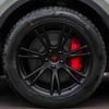 Car Sticker Tesla 4PCS 56mm Car Wheel Center Hub Caps Tire Rim Cover Replacement Decora Auto Accessories For Tesla Model 3 Model