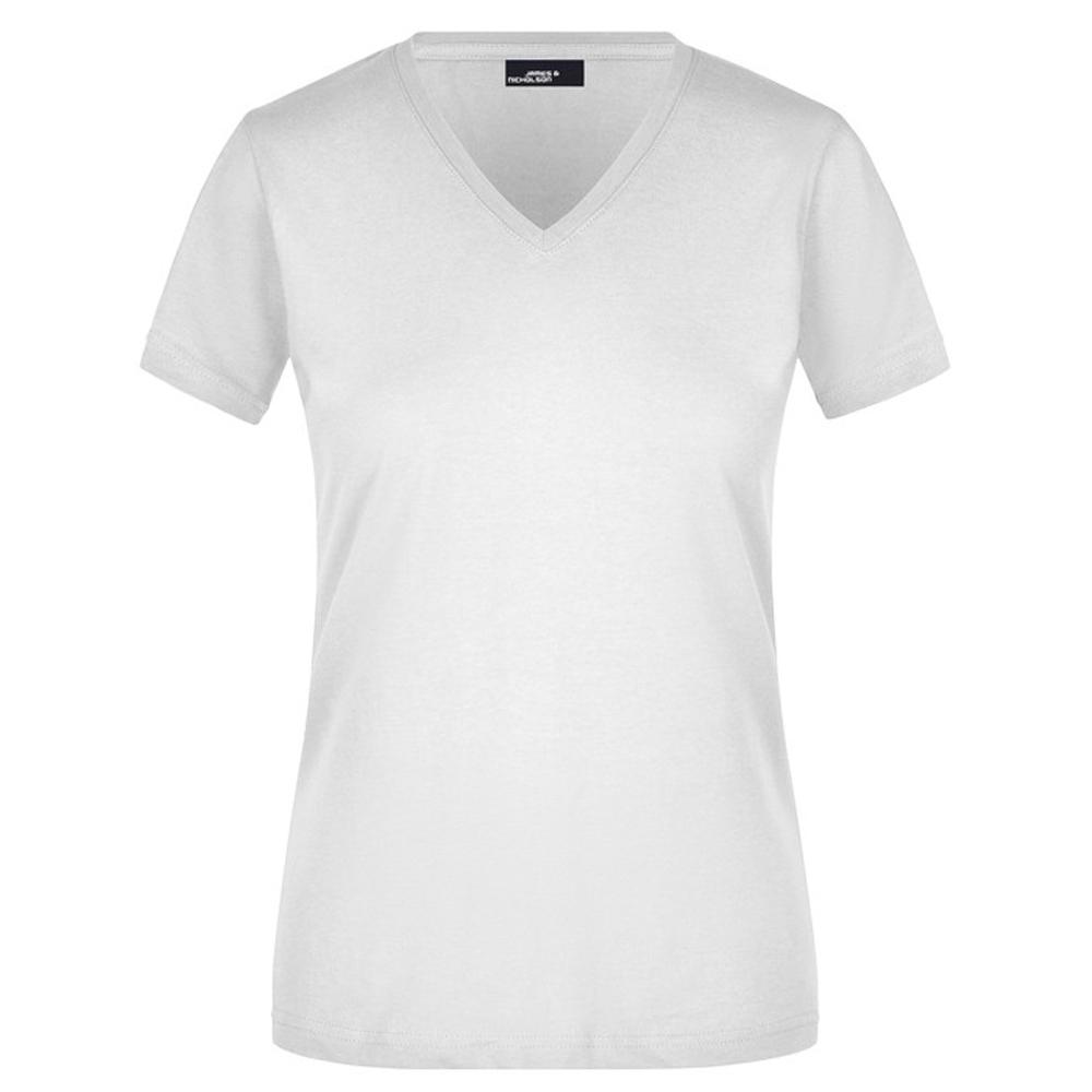 James and Nicholson Womens/Ladies V Neck Slim T-Shirt