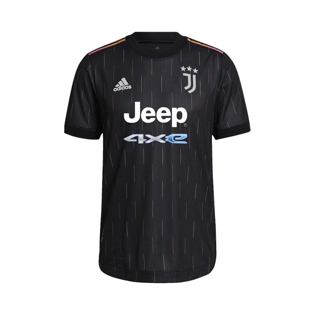 Adidas Juventus Soccer Jerseys Men's Black Moderate (Unisex) Soccer Jerseys GS1437