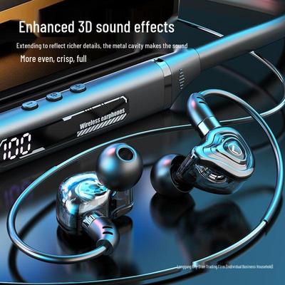 2025 Bluetooth Neckband Headphones: Heavy Bass, Wireless, Noise Cancelling, Long Standby, Sports & Running
