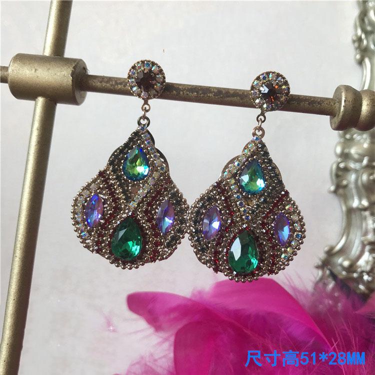Boucles d'oreilles Dongdaemun niche luxe léger bohème ethnique féminité haut de gamme boucles d'oreilles polyvalentes