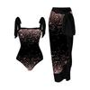 2026 Nieuw Vintage Badpak Conservatief Eendelig Bikini Badpak Set