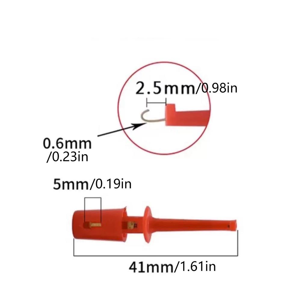 Accuracy Spring Loaded Test Clip Small Circuit Testing Clip Reliable Connectity for Efficient Circuit Diagnosis