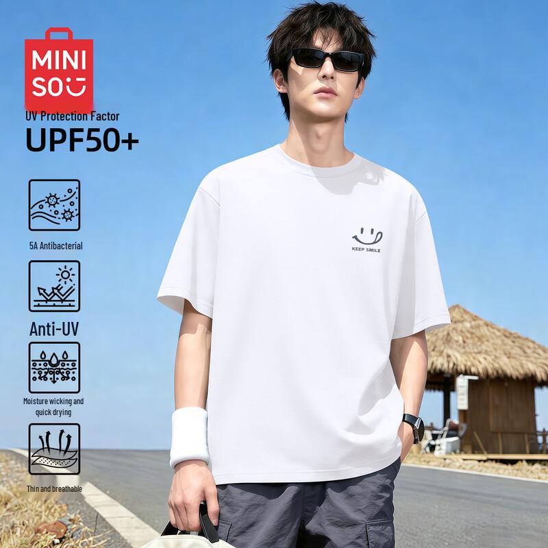 MINISO Men s Quick-Dry Breathable Mesh Sports T-Shirt XL