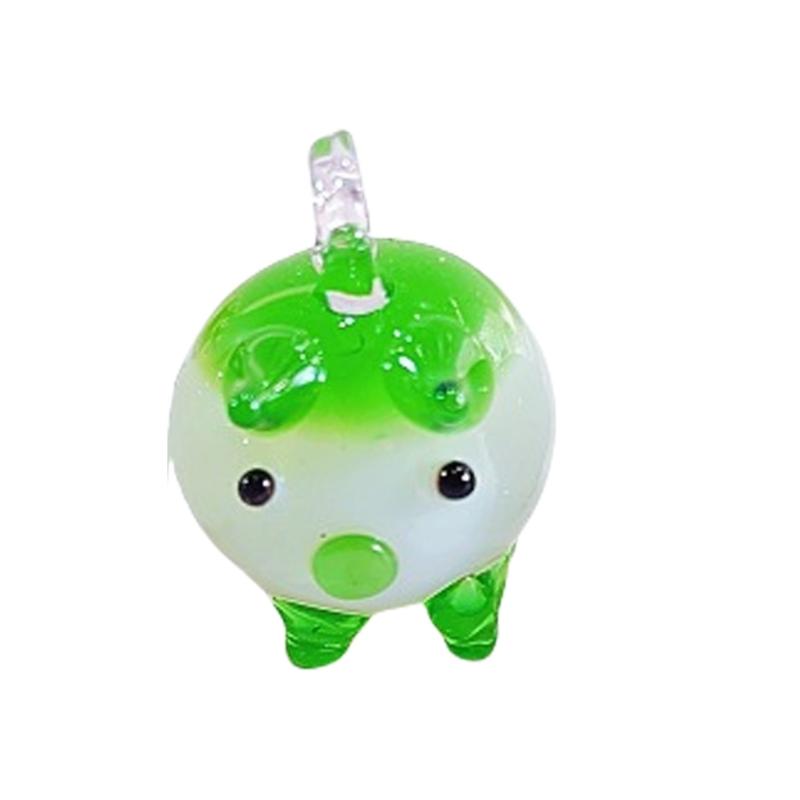 

Glass Pigs Pendant Crystal Glass Animal Pigs Charm Cartoon Pig Hanging Charms for DIY Jewelry Keychain Chokers Making 1