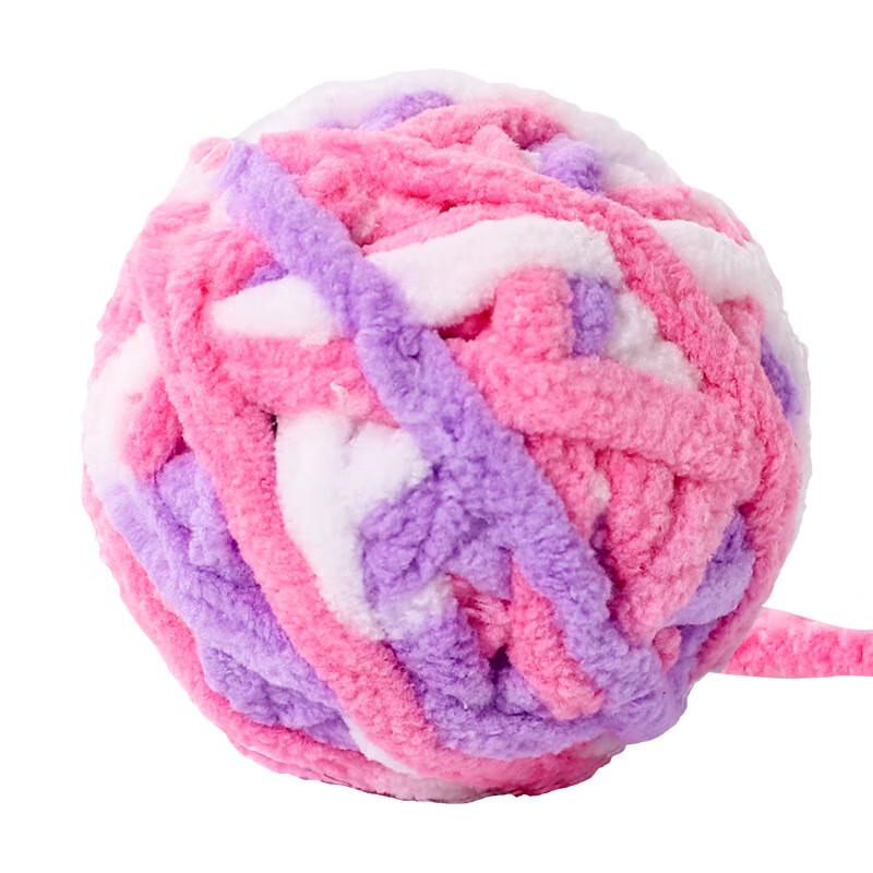 Colorful Plush Yarn Cat Toy Ball Set
