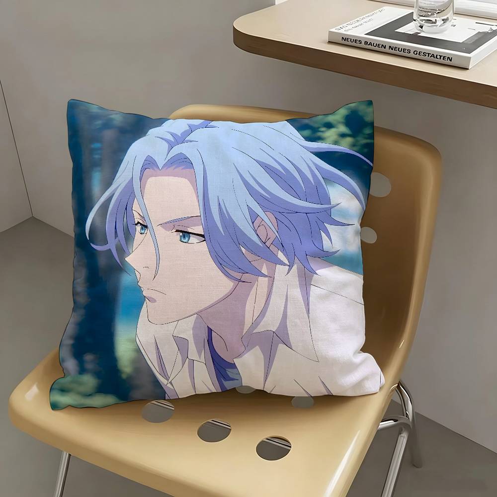 1pc Langa Hasegawa Anime Characters Pillow Case Fashion Square Pillowcase Bedroom Sofa Room Ins Decoration Leisure