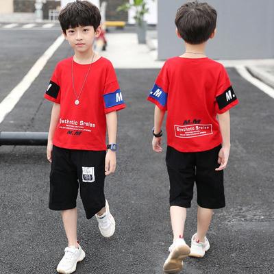 Jungen Sommer 2025 Koreanischer Stil Lässig Sportlich Zweiteiliger Anzug
