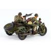 Pit Road Maßstab 1/35 Grand Armor Serie Japanische Armee Typ 97 Motorrad mit Beiwagen, Rikuo Plastikmodellbausatz G50