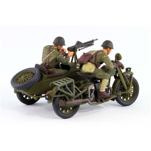 Pit Road Maßstab 1/35 Grand Armor Serie Japanische Armee Typ 97 Motorrad mit Beiwagen, Rikuo Plastikmodellbausatz G50