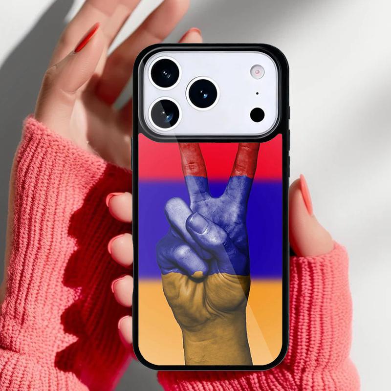 Armenia Armenians Flag Phone Case for iPhone 17 16 15 14 13 Pro Max Back Cover for 12 11 Pro Coque