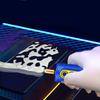 Glue Remover Device with 4-Speed Digital Control LED Light for Mobile Screen Repair Titanium Steel Construction