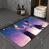 1pc Anime Your Name Bathroom Absorbent Mats Anti-Slip Mats Home Decor Supplies Carpets Home Kitchen Floor Mats