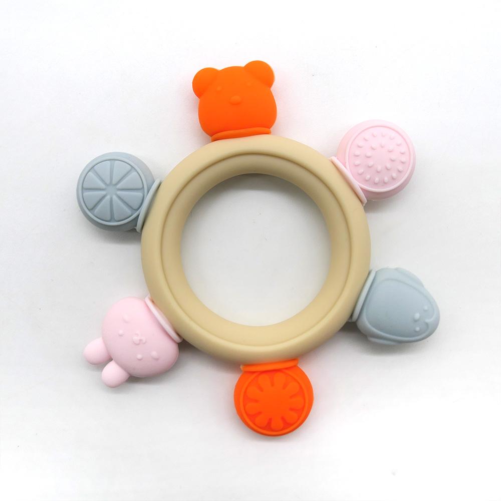 

Teether Pacifier Wristband Anti Thumb Sucking Molar S High Quality Durable Design Safe for Children oothing Toy Ideal for Teething Discomfort Mood Rel
