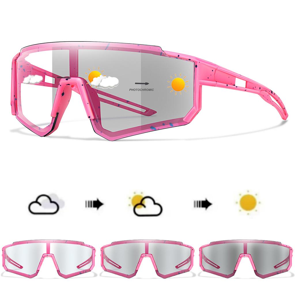 Fashion Photochromic Sunglasses Men Women Bicycle Mtb Bike Fishing Running Cycling Sports Goggles Comfortable Eyewear