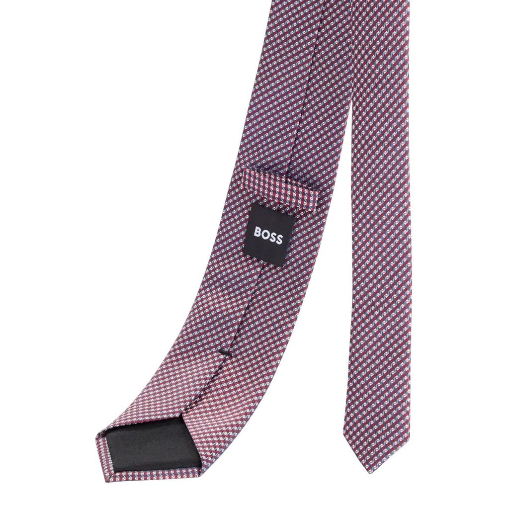 Krawat jedwabny męski Boss
