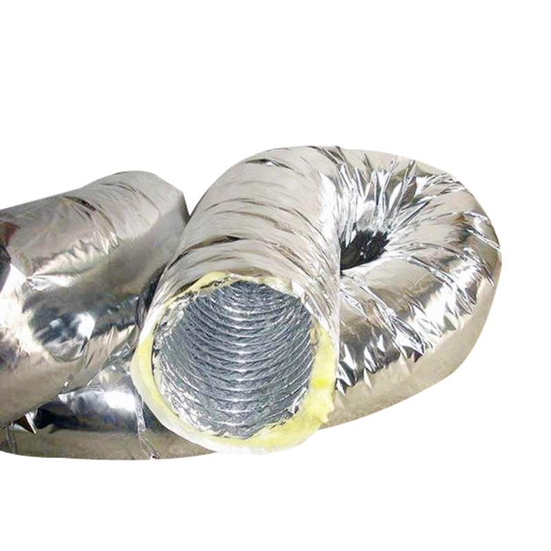 200mm Diameter Extendable Flexible Duct for Central Air Conditioning Ventilation with Reinforced Insulation