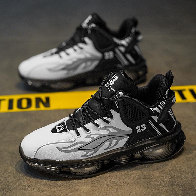 Spring and Autumn New Men's Shoes 2025 Sports Shoes Men's Casual Running Shoes Men's Thick Soles Increase Height and Shock Absorption Dad Trendy Shoes