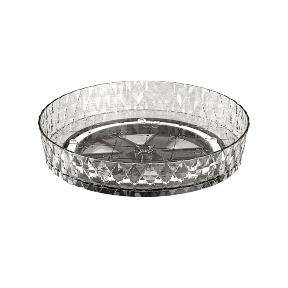 

Round Cosmetic Storage Rotating Tray Turntable Desktop Storage Tray Living Room