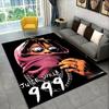 Retro Juice WRLD 999 Legend Rapper Star Carpet Rug for Bedroom Living Room Sofa Playroom Doormat Home Decor,Area Rug Non-slip