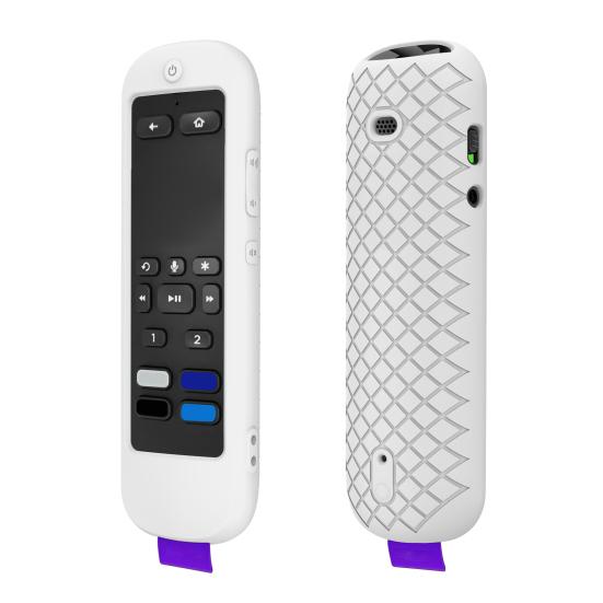 Protective Cover Comfortable Grip with Strap Stain-resistant Shockproof Anti-slip Texture Effective Protection No Yellowing Smart TV Remote