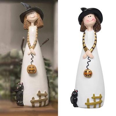 Hexenfiguren, niedlicher Cartoon, eleganter Stil, Hexerei, Mädchenfigur, Modell, Sammlerstück, Party, Basteln, Dekoration, Geschenke, 3 für Haushaltsdekoration