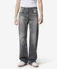 Ballensiaga Straight 5-Pocket Washed Denim Pants - Black / 751110Tbp473340